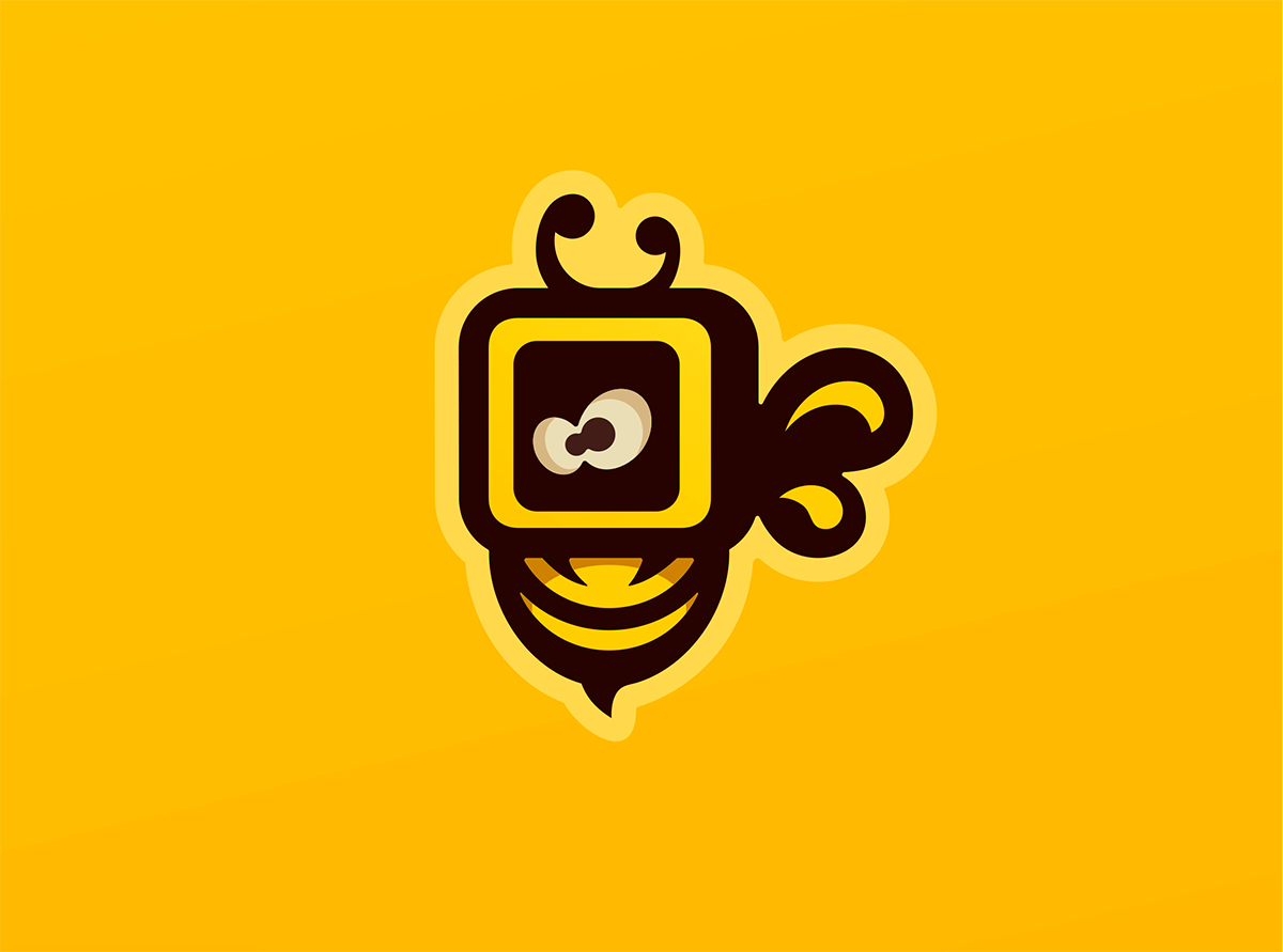 sergey-punchev-vertex-bee-logo-design